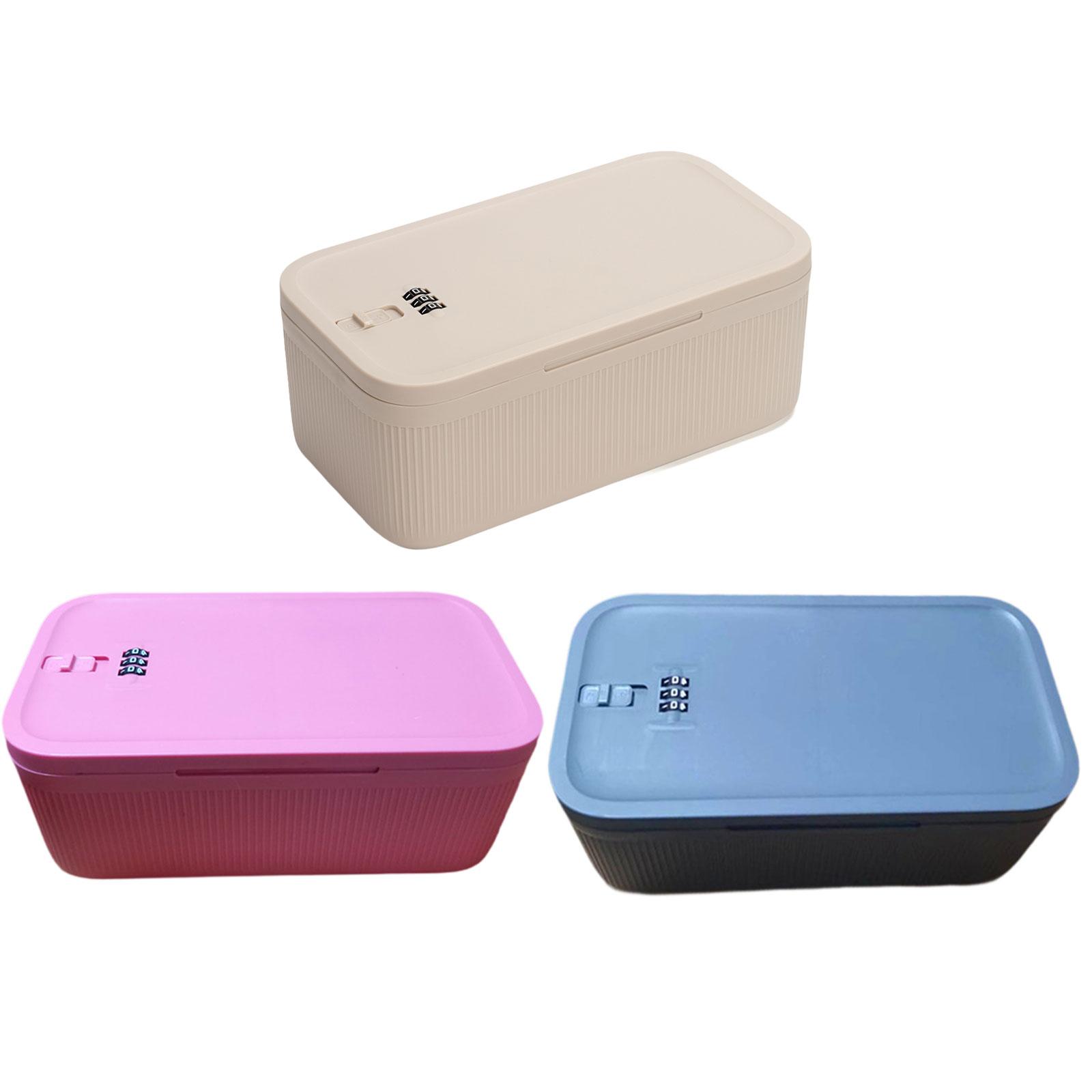 Food Storage Lock Box - Telefonverriegelungsbox, abschließbare Aufbewahrungsbox, stilvolle Mehrzweck-Passwort-Aufbewahrungsbox