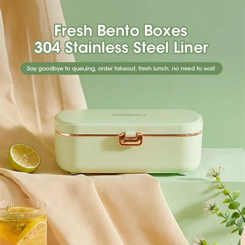 Food Storage Box Stainless Steel - Große Tragbare Isolierte Lunchbox aus Edelstahl