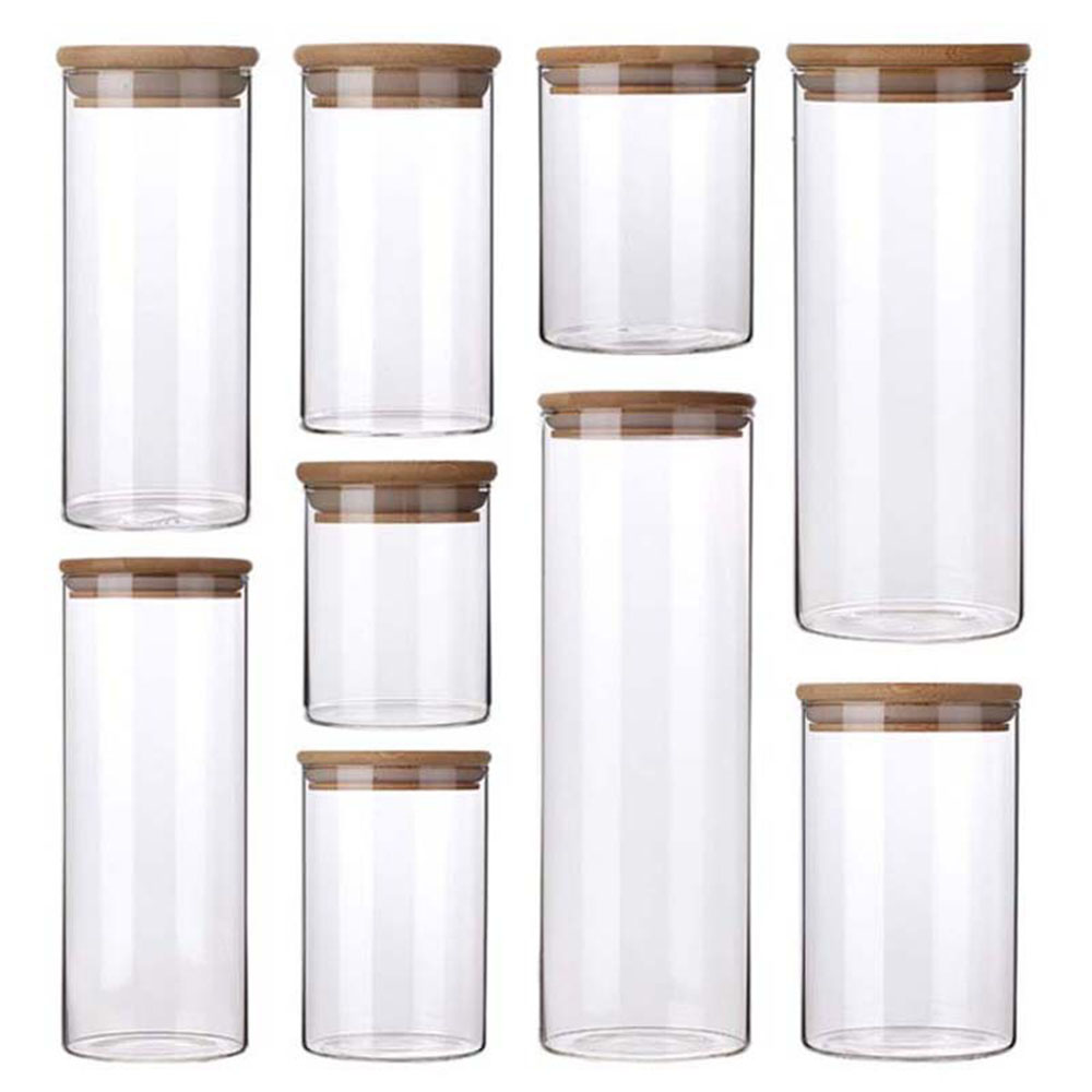 Food Storage With Glass Lids - 4/8 Stück 250 ml 500 ml