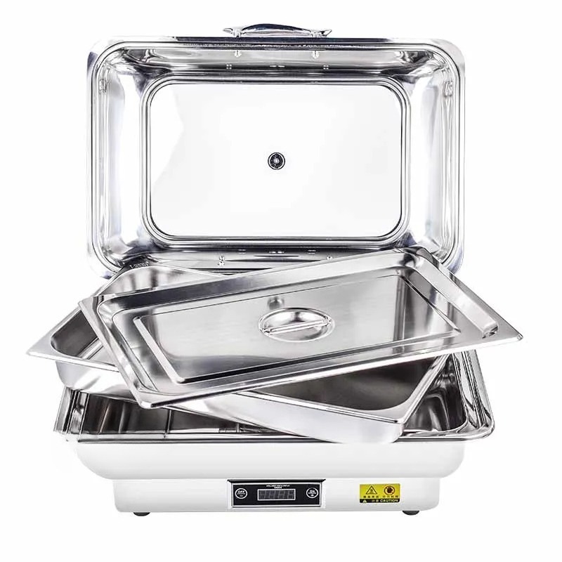 Food Storage To Keep Warm - Digitaler elektrischer Speisenwärmer aus Edelstahl mit