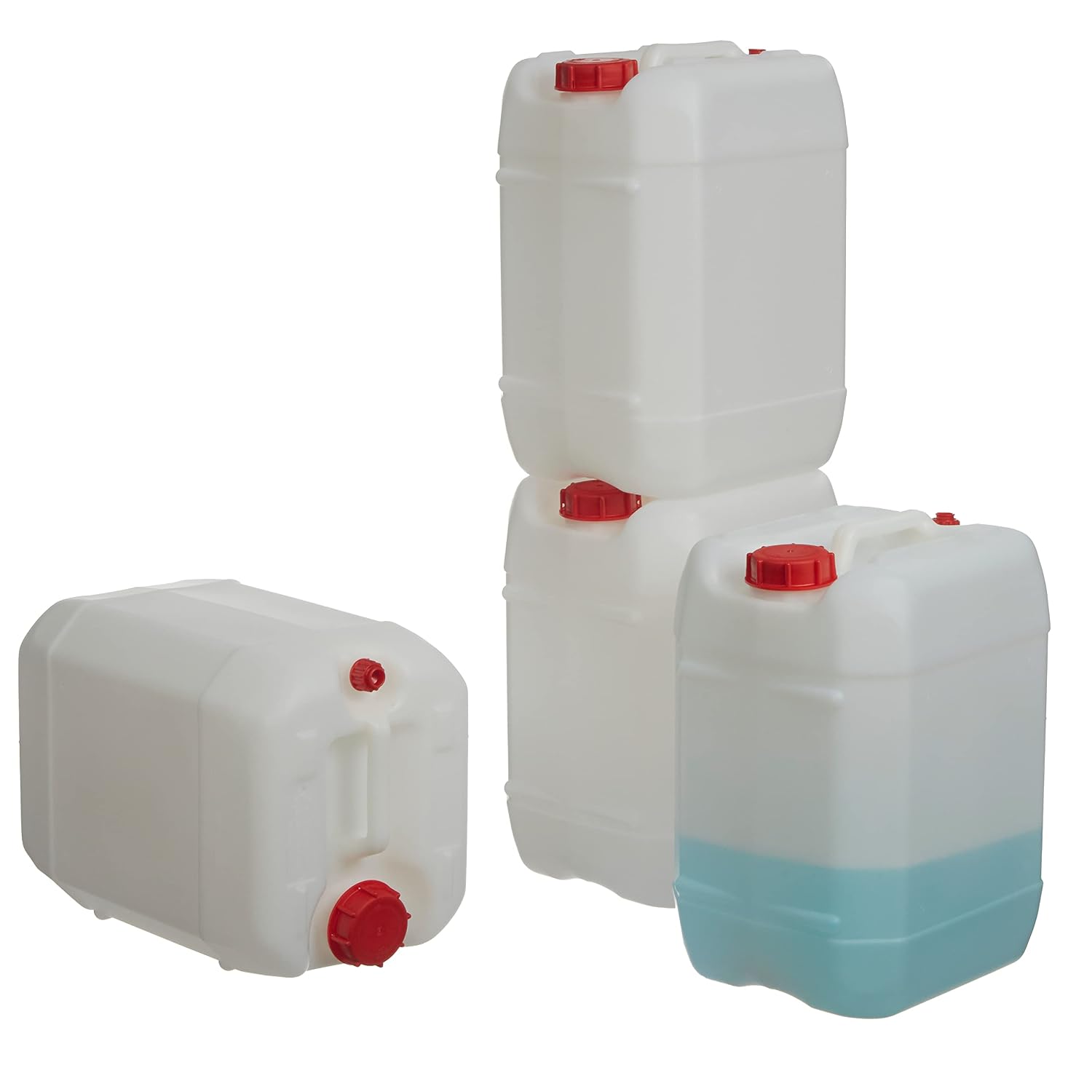 Food Storage Containers - 5-Gallonen stapelbarer Kunststoff-Karboy-Behälter, auslaufsicherer, dichtungsversiegelter Deckel,