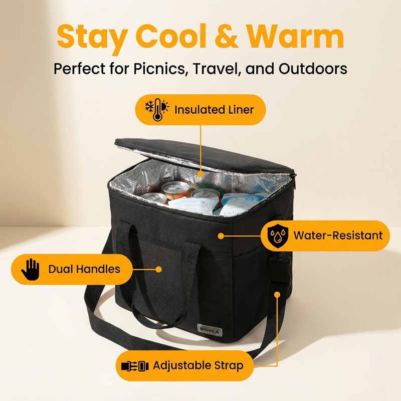 Food Storage To Keep Warm - Outdoor-Kühlbox, Kühltasche für Picknick, Obst- und