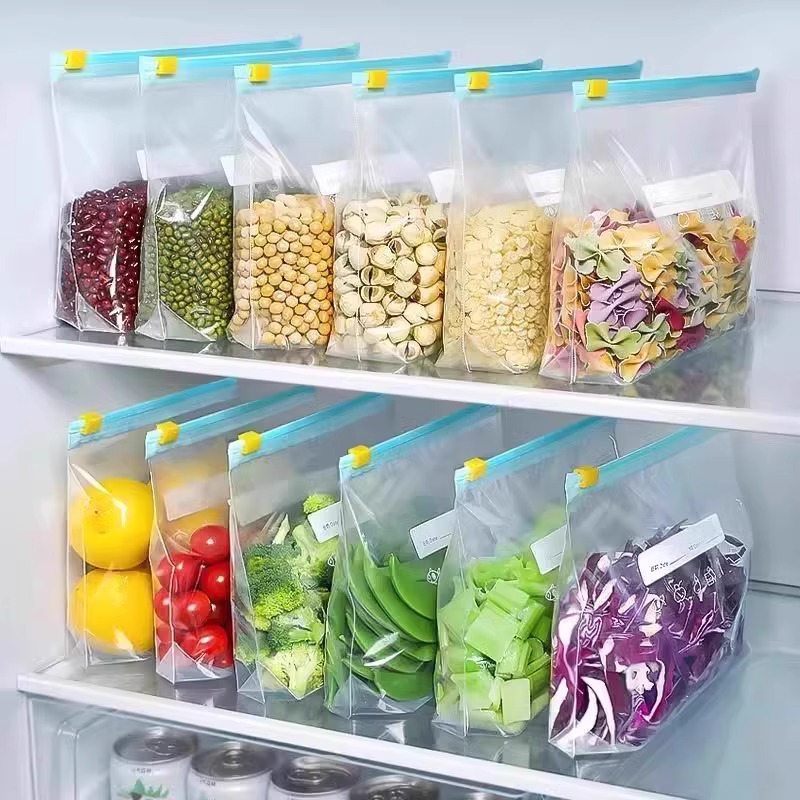 Ziploc Food Storage - Lebensmittelaufbewahrungsbeutel mit Reißverschluss, dicke Gefrierbeutel für