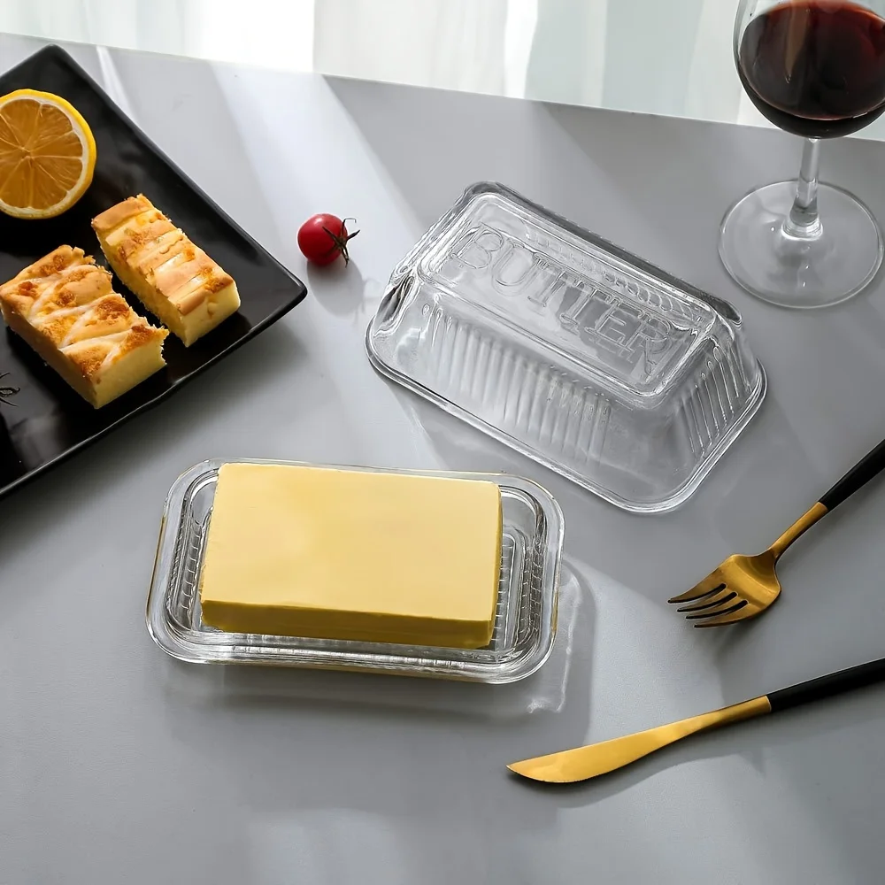 Food Storage With Glass Lids - Kreative Klare Butter Teller Mit Deckel