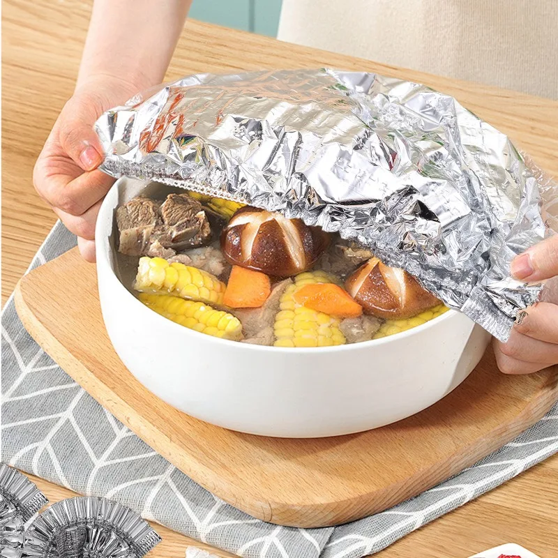 Food Storage To Keep Warm - 10/20 Stück Aluminiumfolie-Abdeckungen Hitzebeständiger Isolierdeckel für