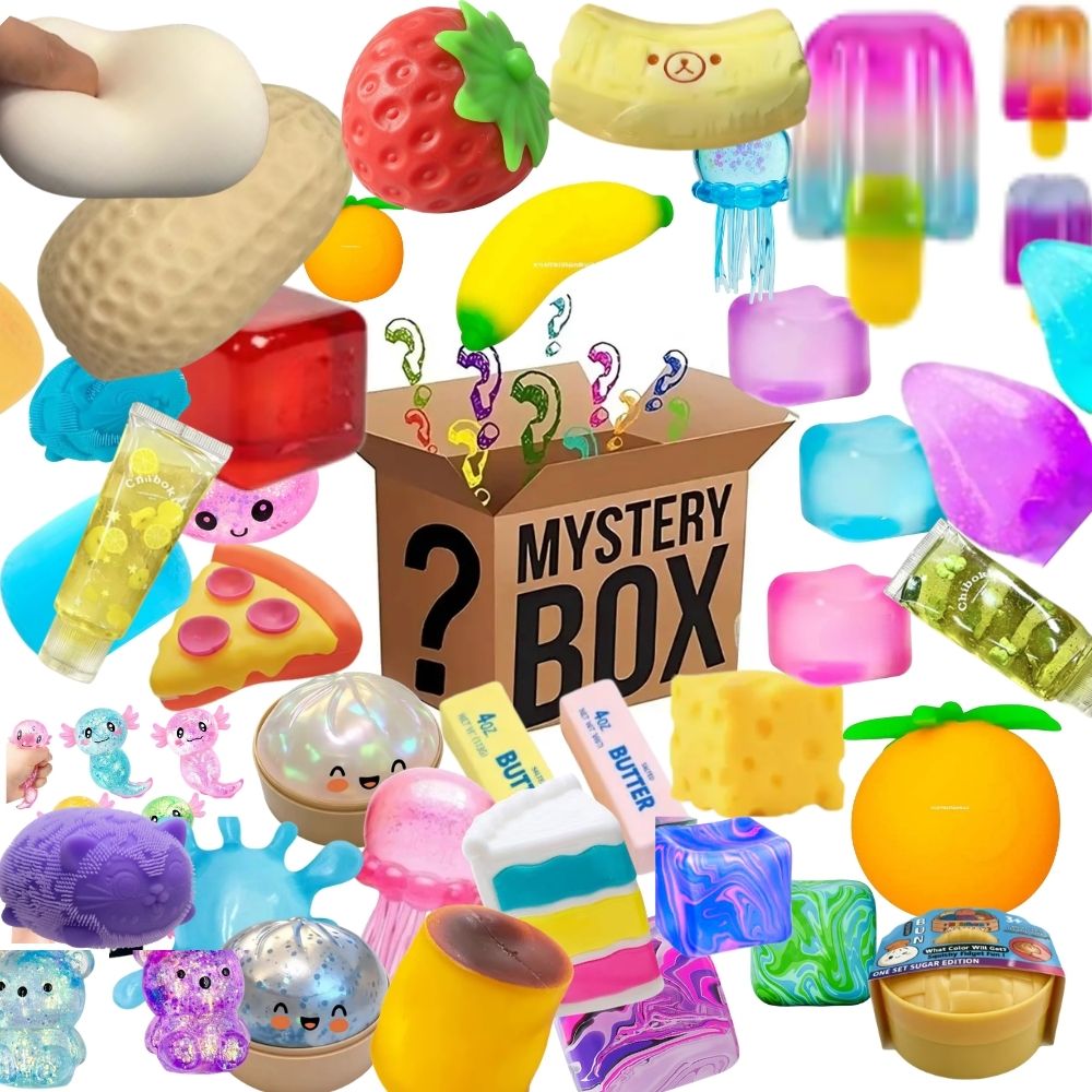 Food Storage Lock Box - Heißer Blind Box Überraschungs-Kawaii Katzenpfoten-Mochi-Squishy, simuliertes