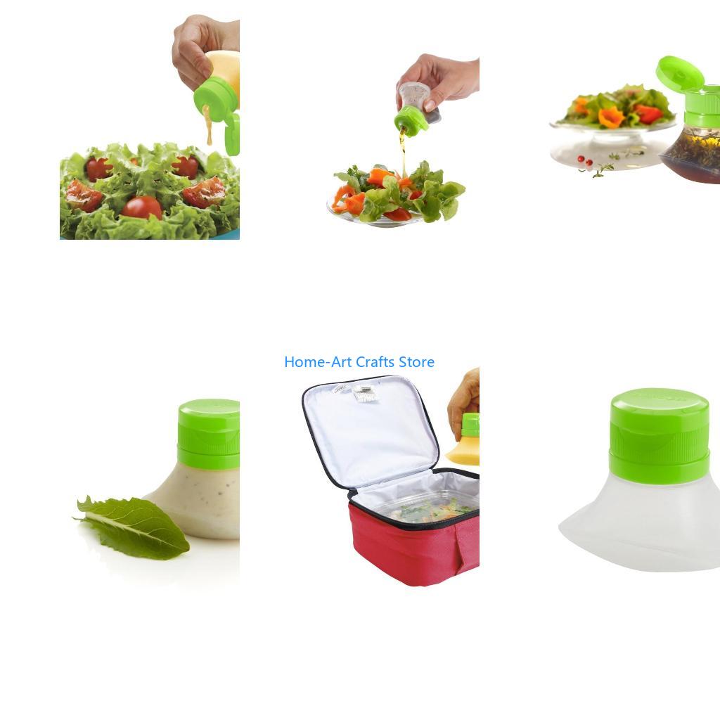 Salad Dressing Bottle - Y3NA Squeeze-Salat-Dressing-Flaschen, tragbare kleine Saucen-Gewürzbox, einfach