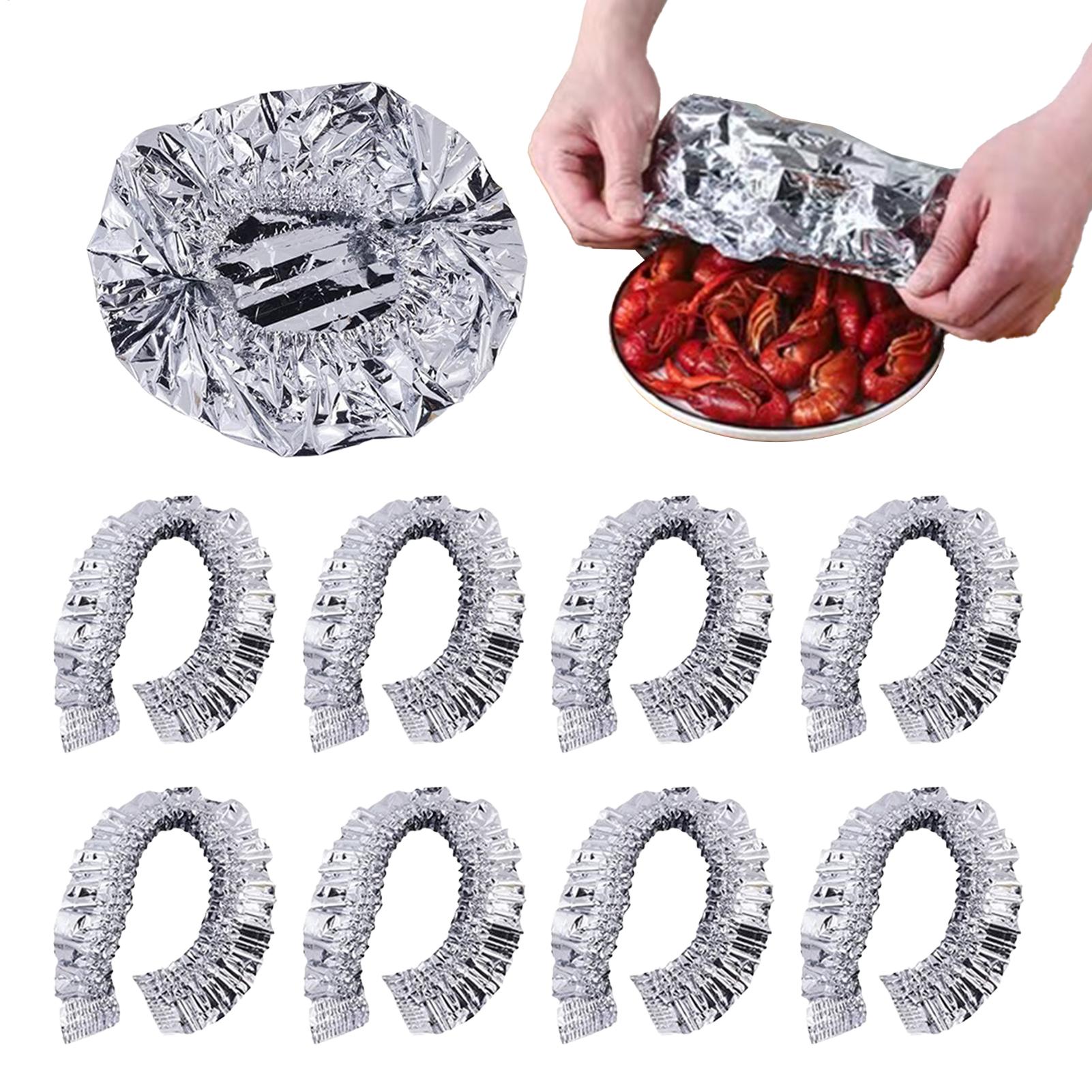 Food Storage To Keep Warm - 10 Stück Aluminiumfolie-Isolierabdeckungen halten Lebensmittel warm
