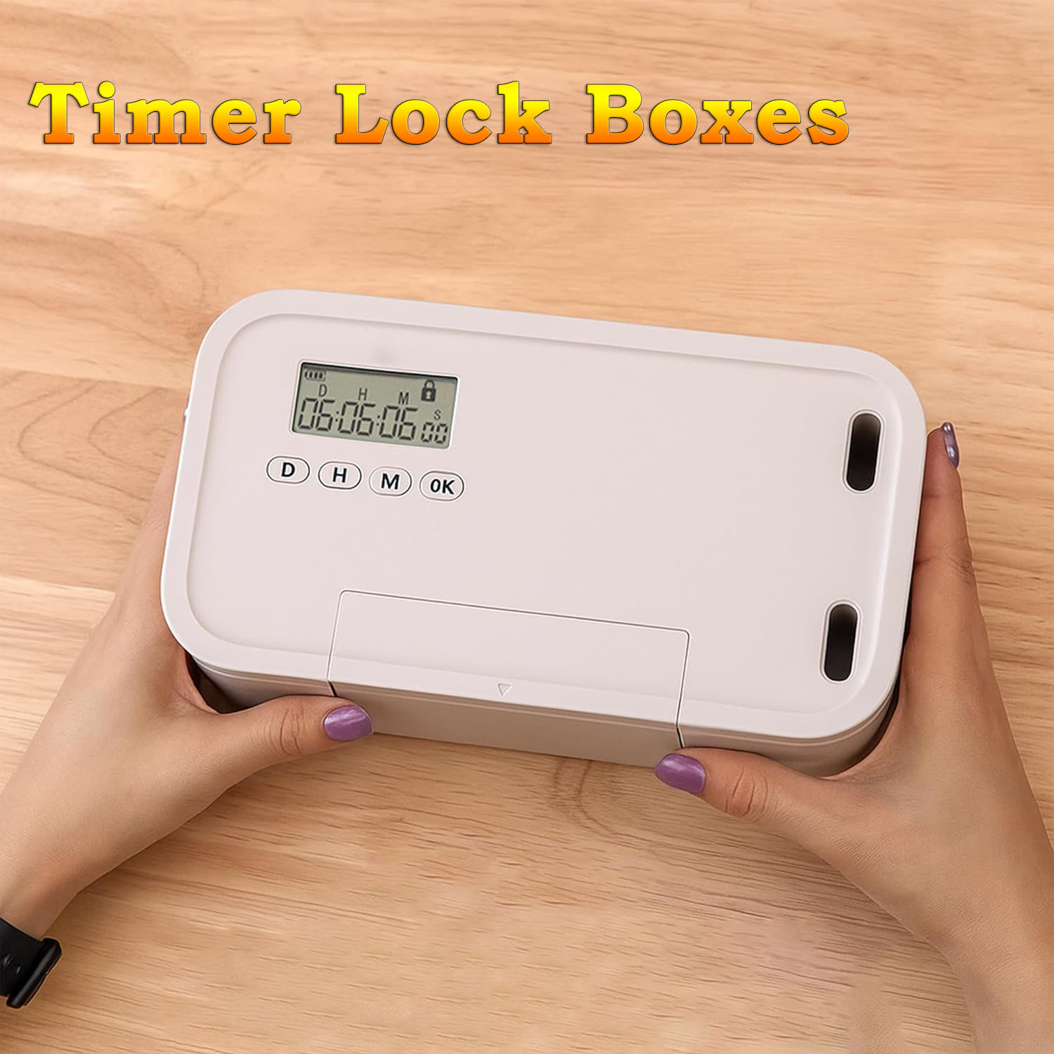 Food Storage Lock Box - Zeitgesteuerte Schließbox mit Timer, selbstkontrollierbare, abschließbare