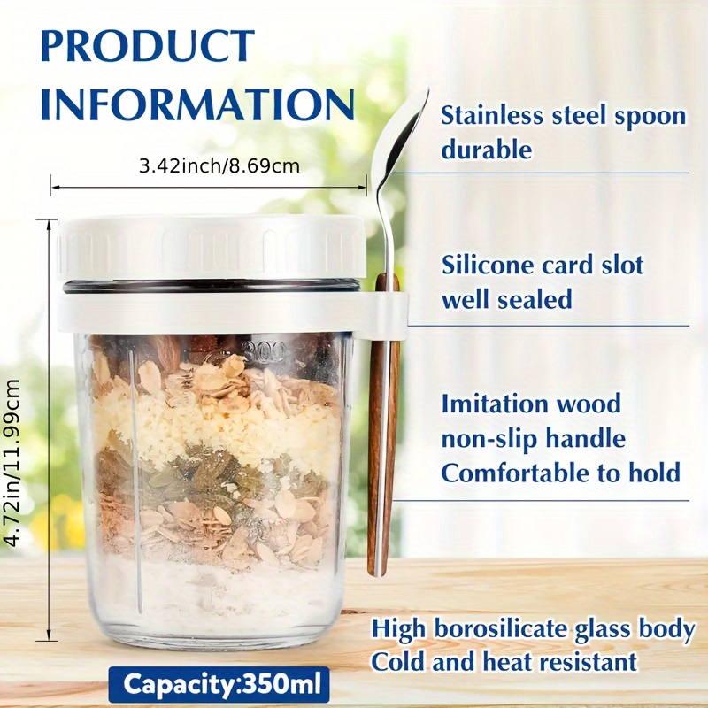 1 Stück/2 Stück Haferflockenbe – Food Storage Jar Set Bewertung und Preis