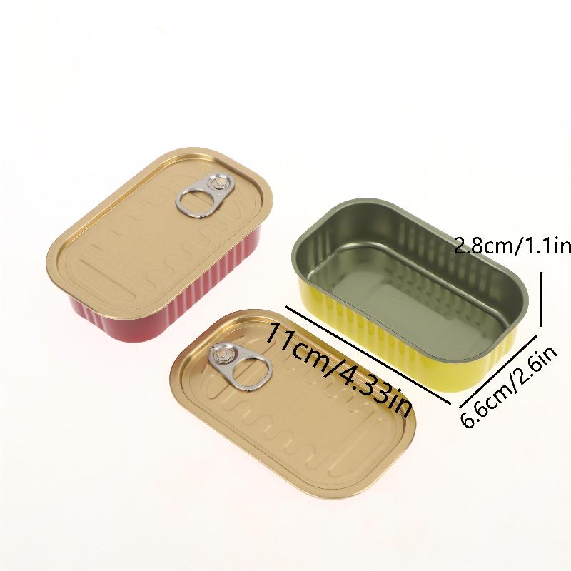 2 Stück rechteckige leere Mini – Food Storage Metal Box Bewertung und Preis