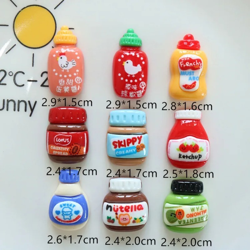 10 Stück Lustige Cartoon-Brot- – Salad Dressing Bottle Bewertung und Preis