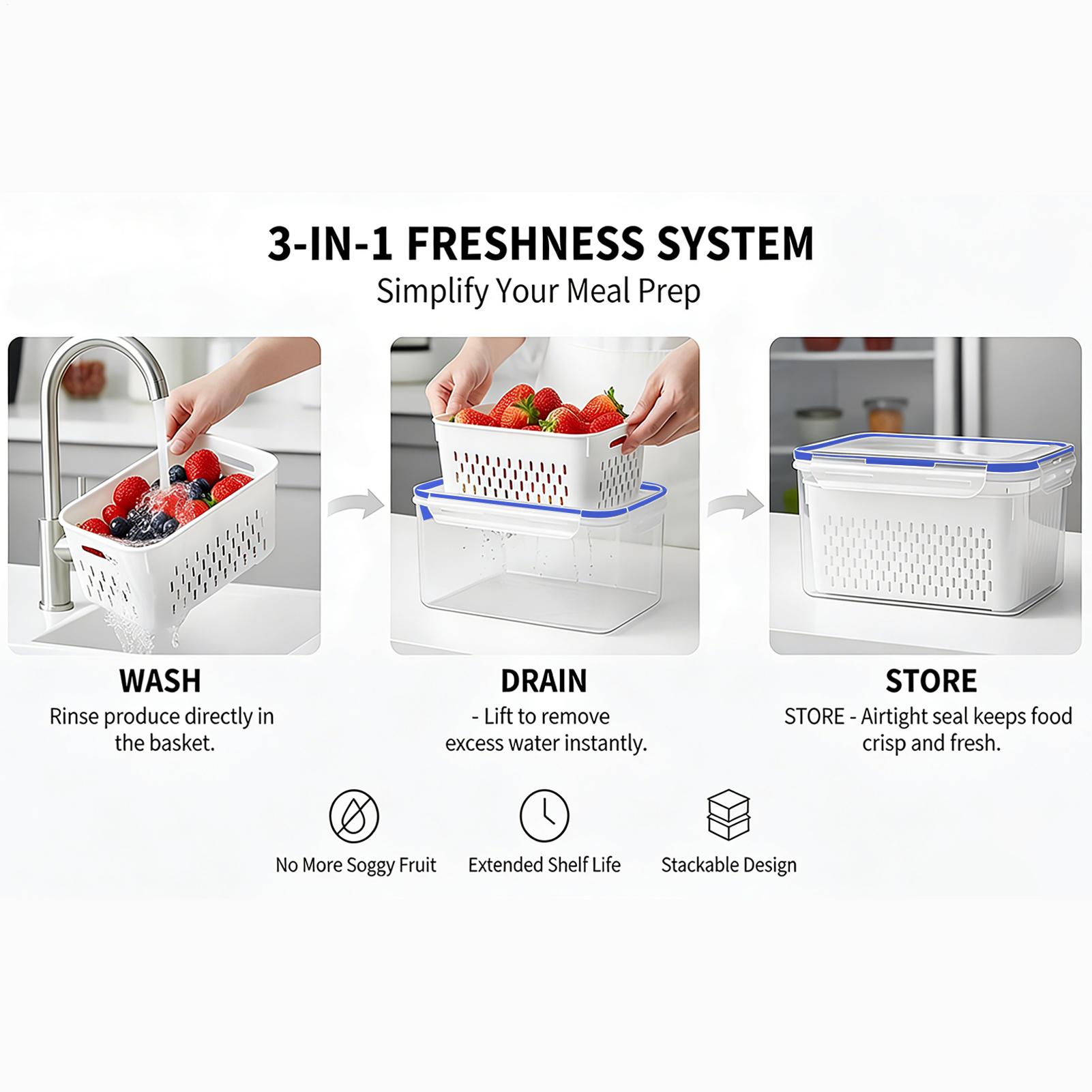 4-in-1-Lebensmittelbehälter, 4 – Food Storage Containers Bewertung und Preis