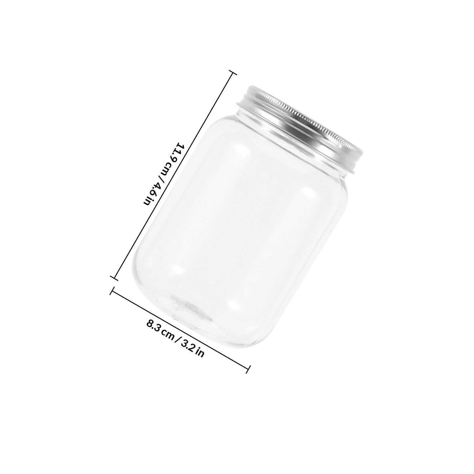 4 Stück durchsichtige Kunststo – Food Storage Jars Plastic Bewertung und Preis