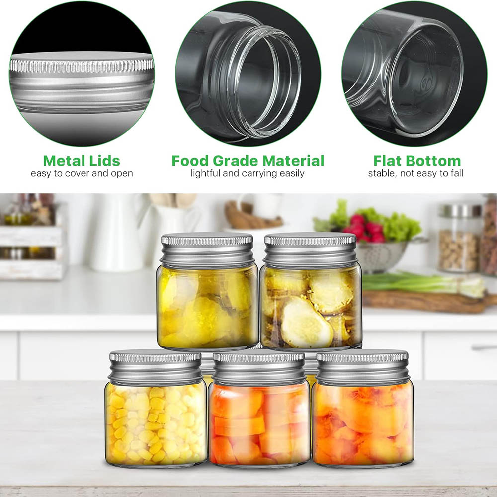 2 Unzen Mini-Einmachgläser, br – Food Storage With Glass Lids Bewertung und Preis