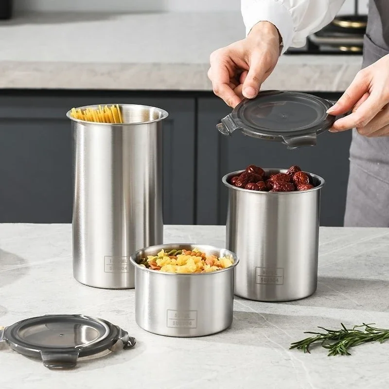 304 rostfreie luftdichte Behäl – Food Storage Metal Box Bewertung und Preis