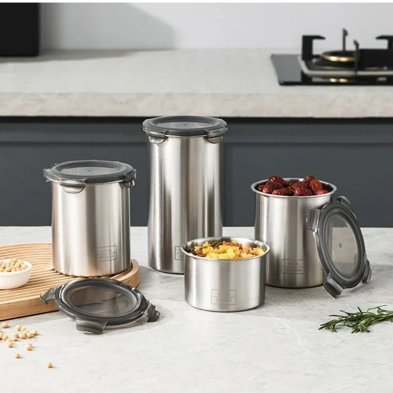 304 rostfreie luftdichte Behäl – Food Storage Metal Box Bewertung und Preis