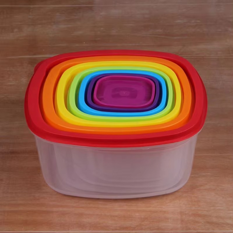 Rainbow 7-teiliger Lebensmitte – Food Storage Containers Bewertung und Preis