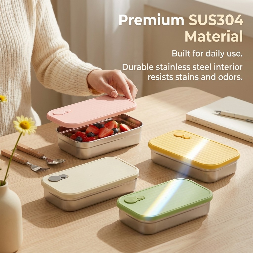 Edelstahl Bento-Box Metall-Lun – Food Storage Metal Box Bewertung und Preis