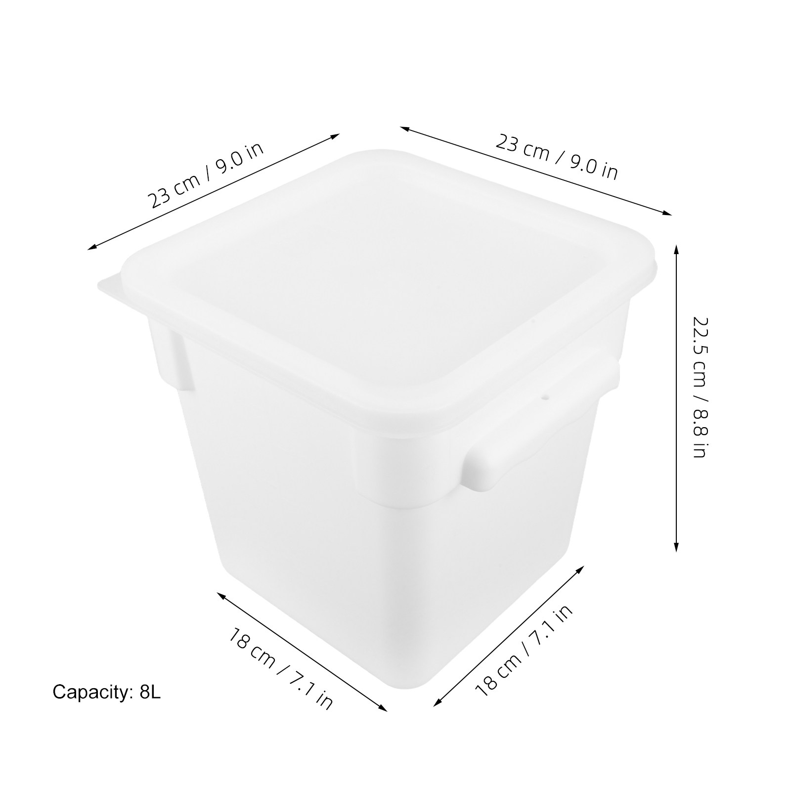 Quadratischer Kunststoff-Leben – Food Storage Containers Bewertung und Preis