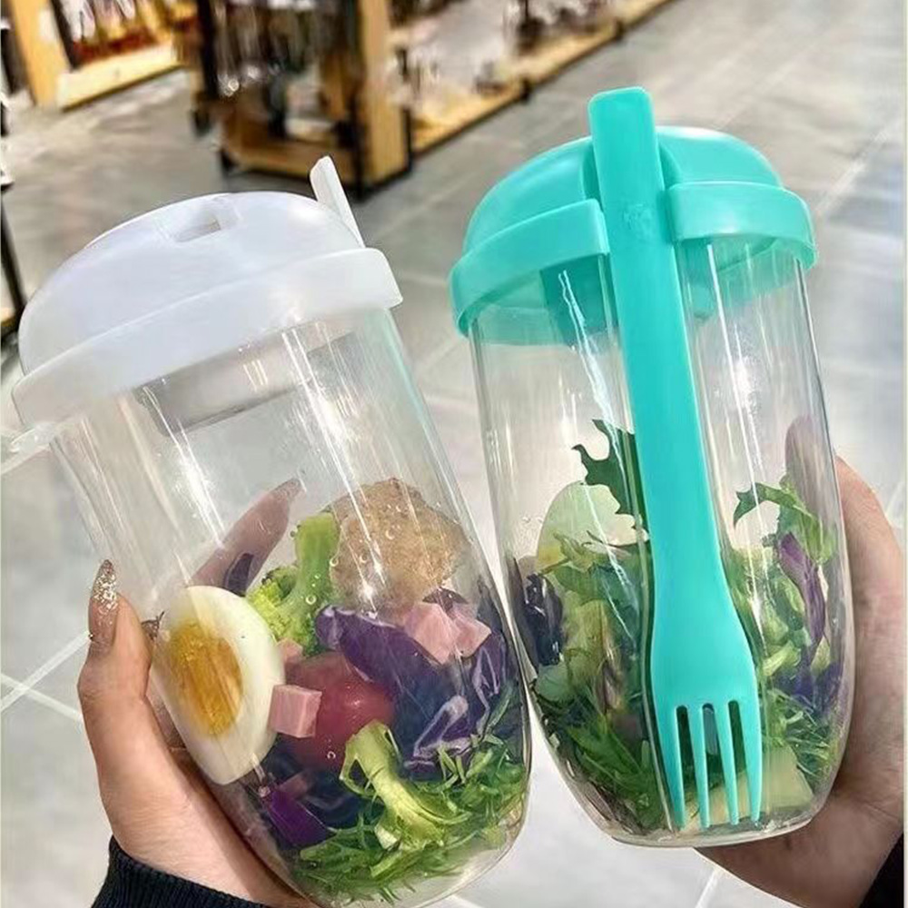 1pc weiß/grün tragbare Flasche – Salad Dressing Bottle Bewertung und Preis
