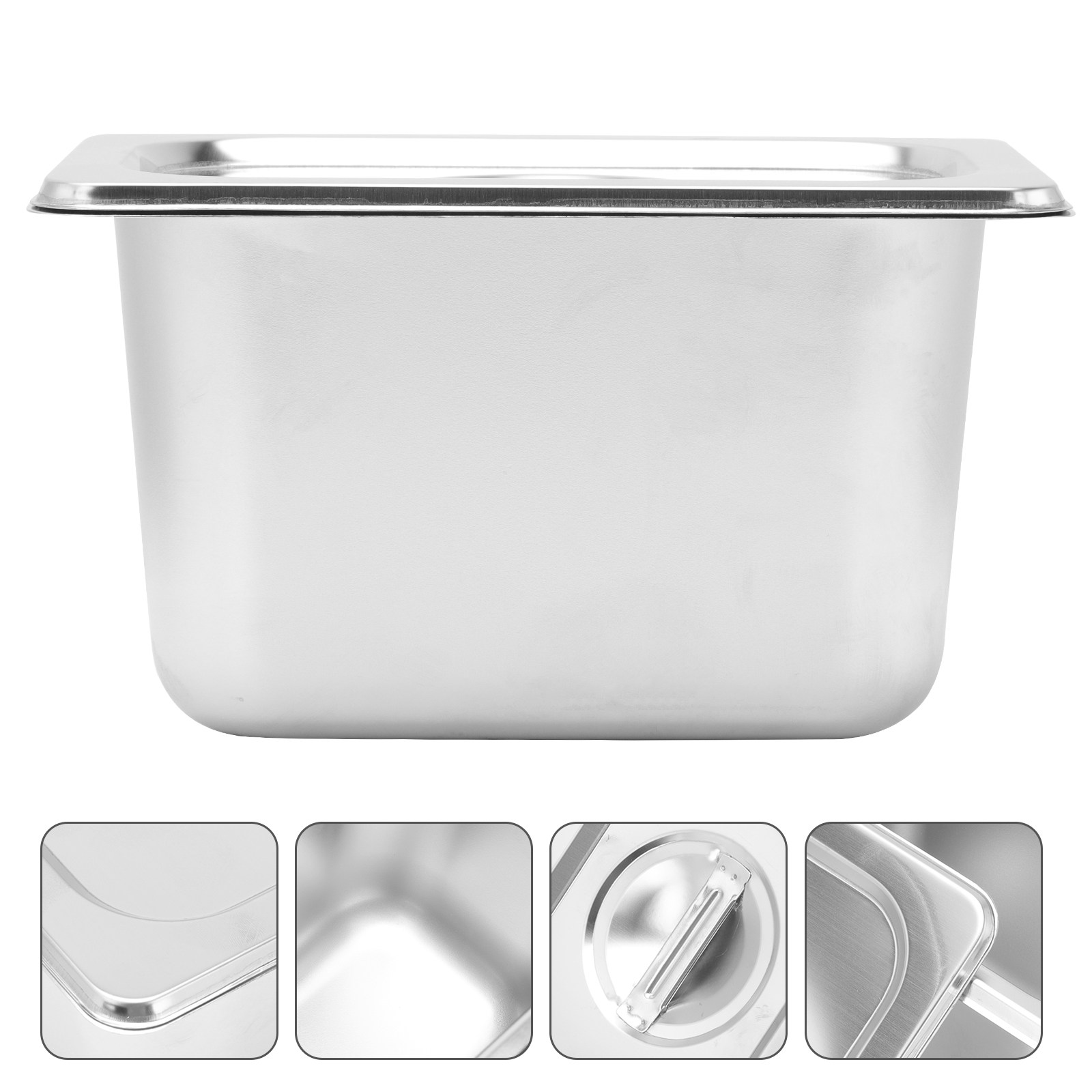 1 Set Edelstahl-Gemüsebehälter – Food Storage Stainless Steel Containers Bewertung und Preis