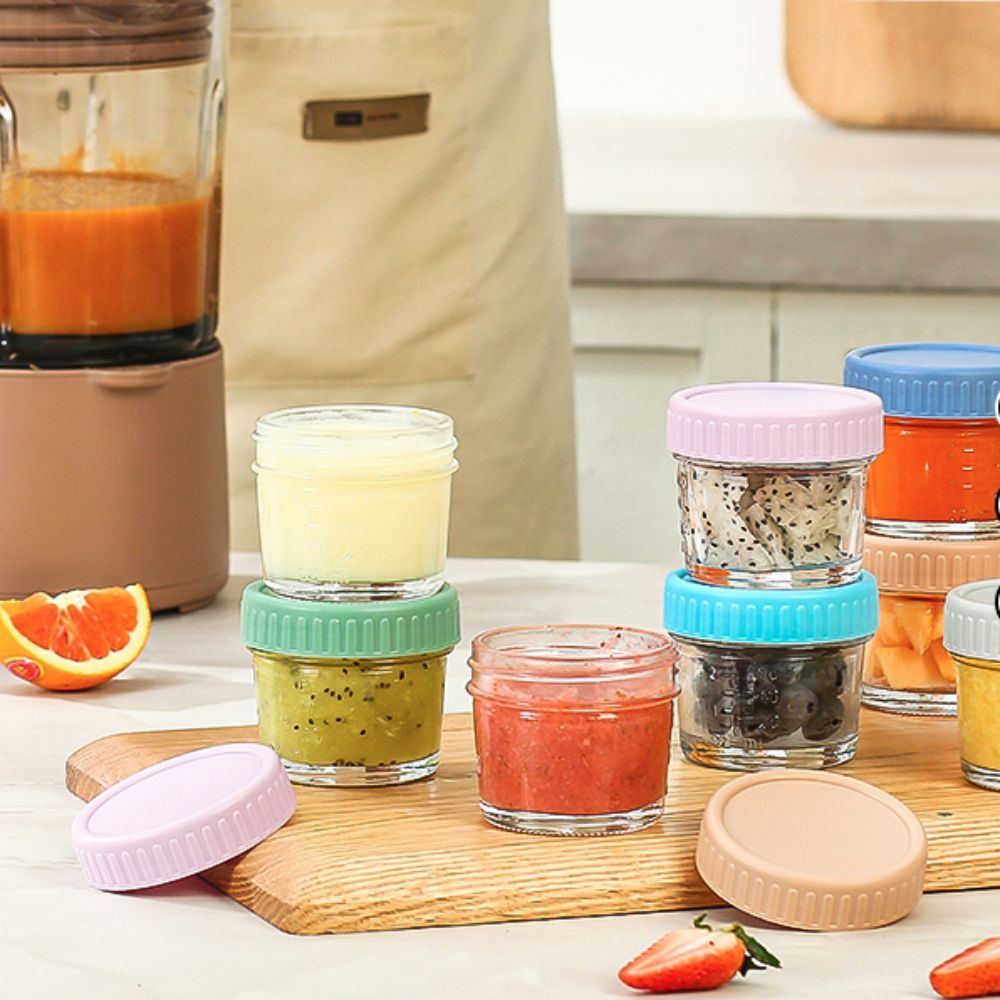 6 Stück Einmachglas aus Glas,  – Food Storage With Glass Lids Bewertung und Preis
