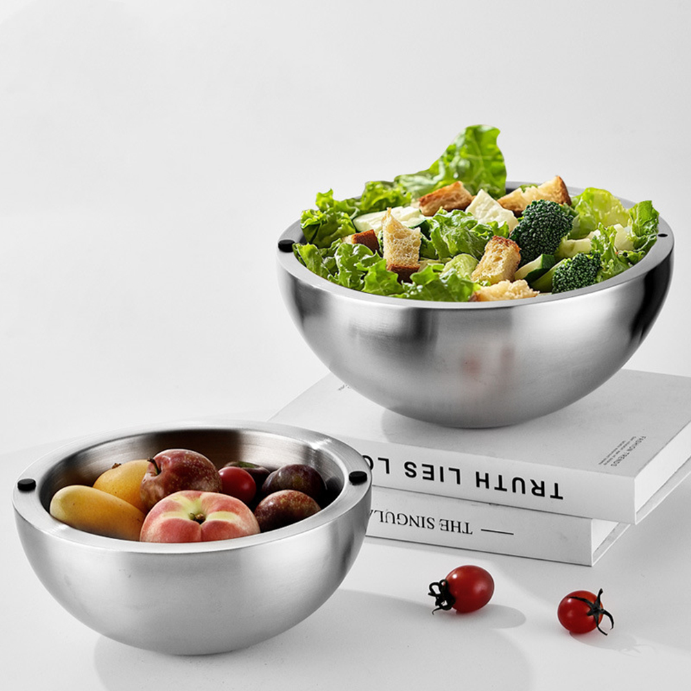 304 verdickte Salat-Rührschüss – Food Storage Metal Box Bewertung und Preis