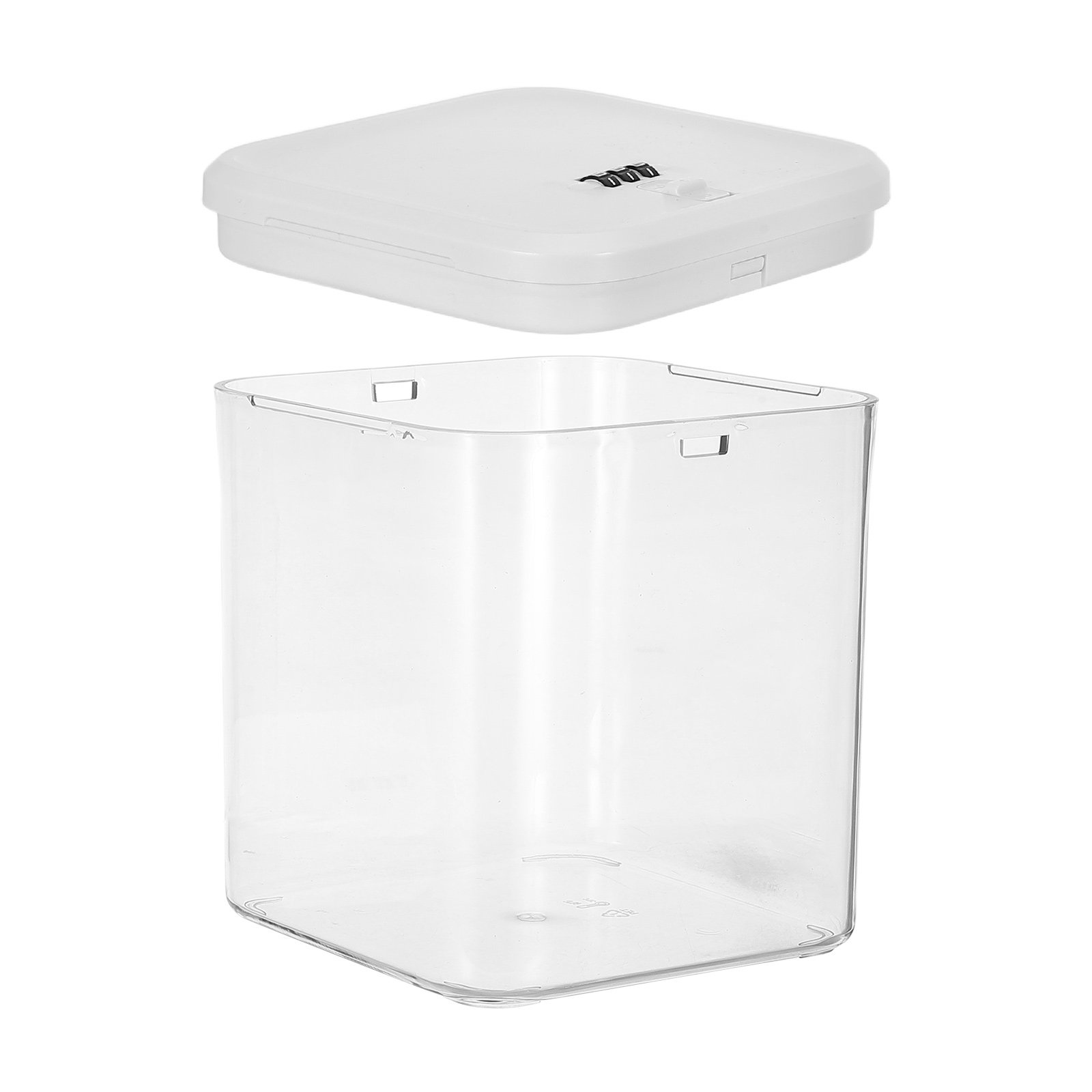 Transparente Kühlschrank-Aufbe – Food Storage Lock Box Bewertung und Preis