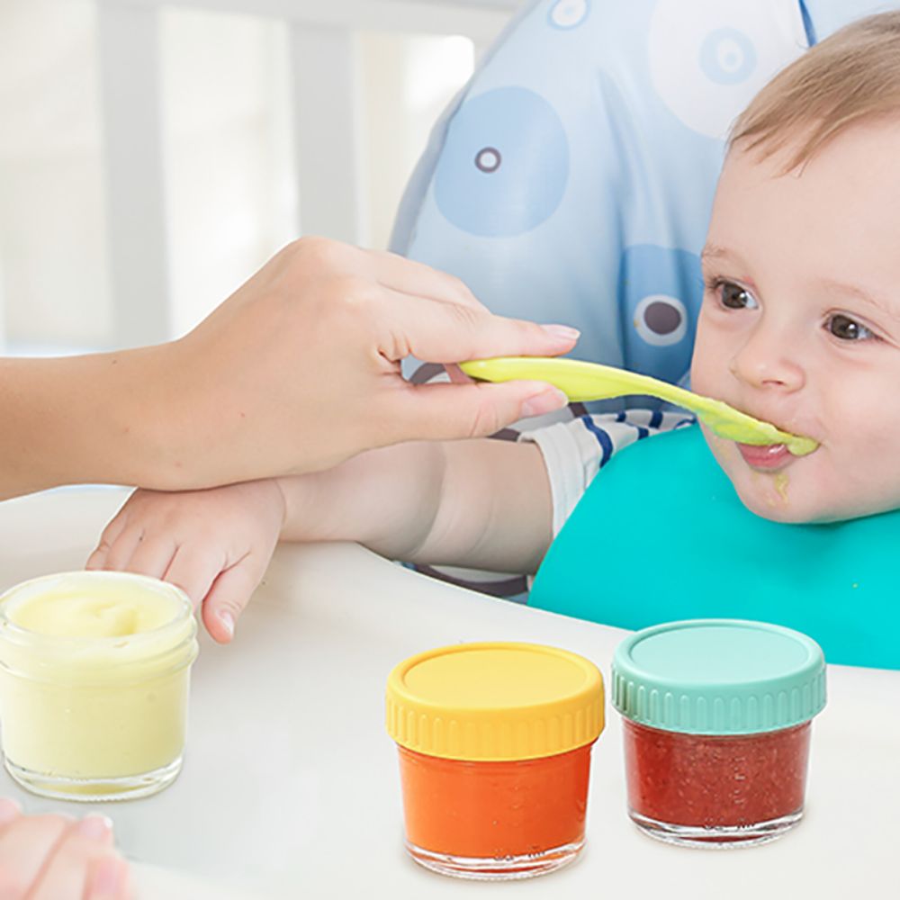 6 Stück Glas-Babynahrungsglas, – Food Storage With Glass Lids Bewertung und Preis