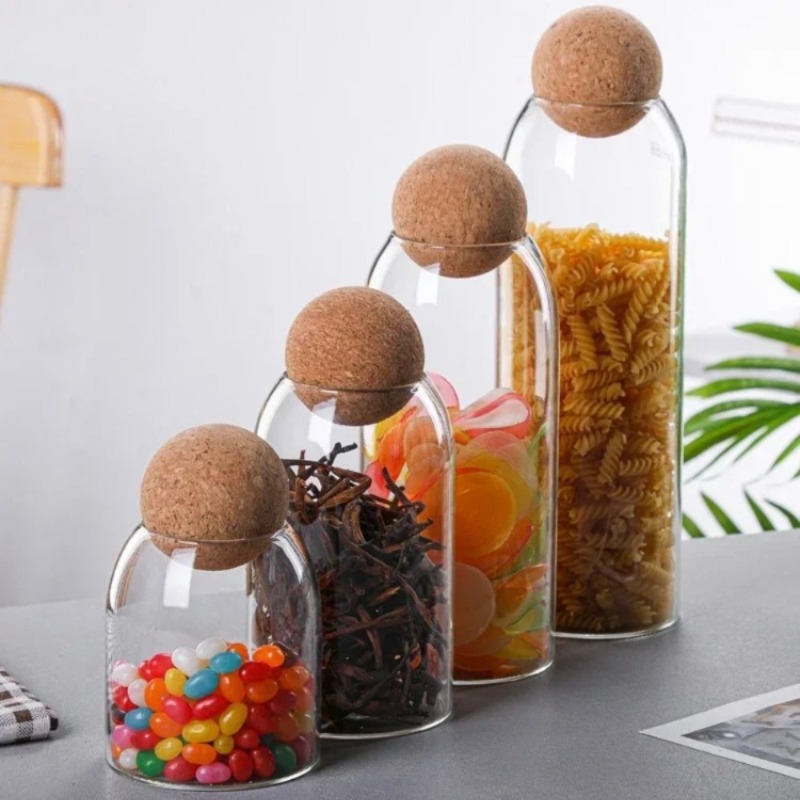 Glas-Aufbewahrungsgläser mit K – Food Storage Jar Set Bewertung und Preis