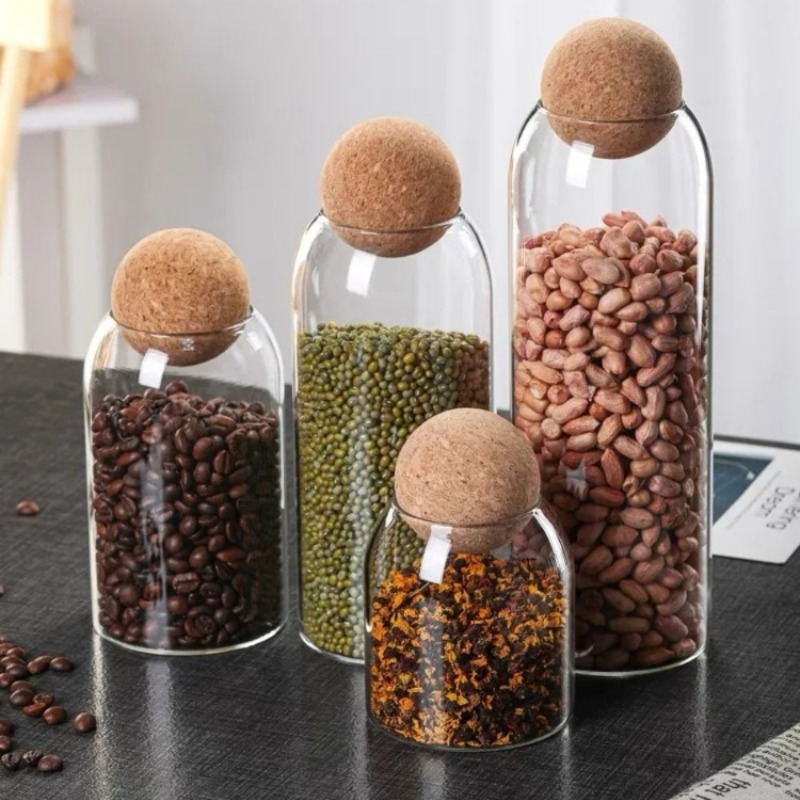 Glas-Aufbewahrungsgläser mit K – Food Storage Jar Set Bewertung und Preis
