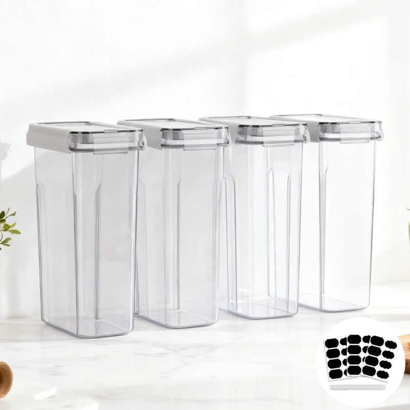 4-teiliges/8-teiliges Lebensmi – Food Storage Jar Set Bewertung und Preis