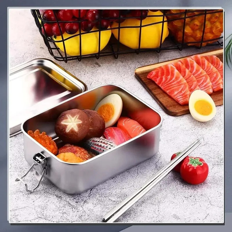 304 Edelstahl 1200/2400ml Lunc – Food Storage Metal Box Bewertung und Preis