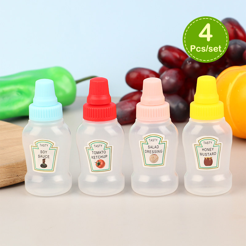 4-teiliges Set Mini-Saucenflas – Salad Dressing Bottle Bewertung und Preis