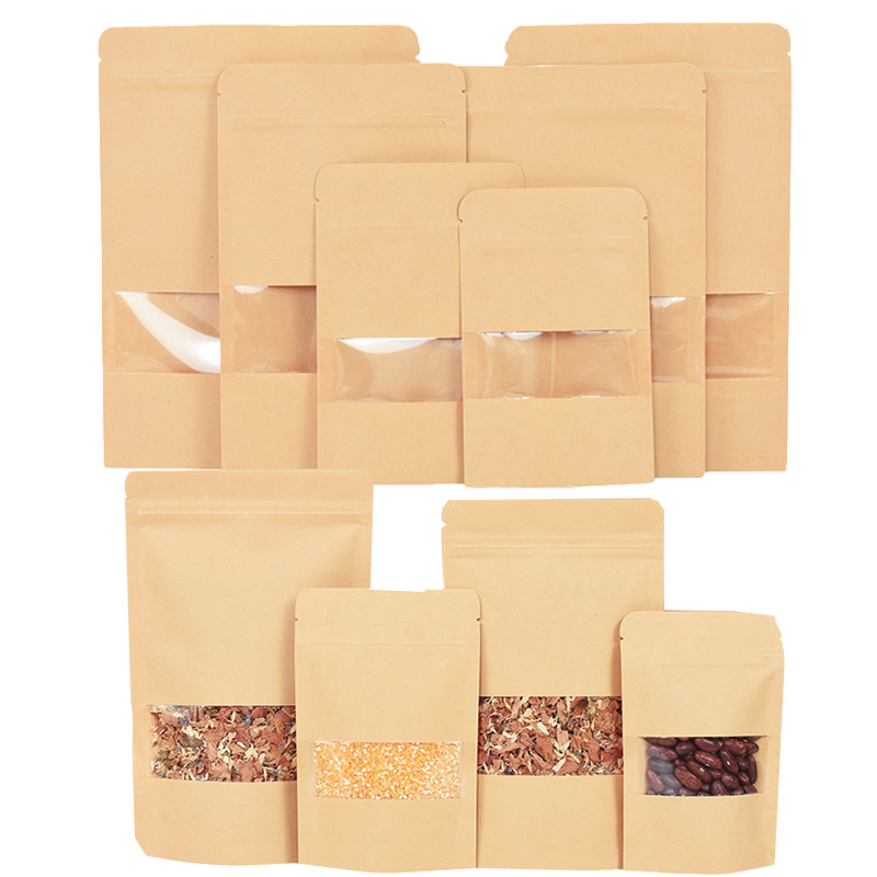 20/50 stücke Kraft Papier Zip- – Ziploc Food Storage Bewertung und Preis