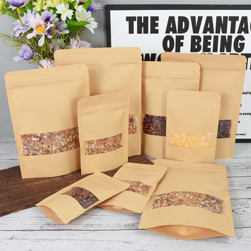 20/50 stücke Kraft Papier Zip- – Ziploc Food Storage Bewertung und Preis