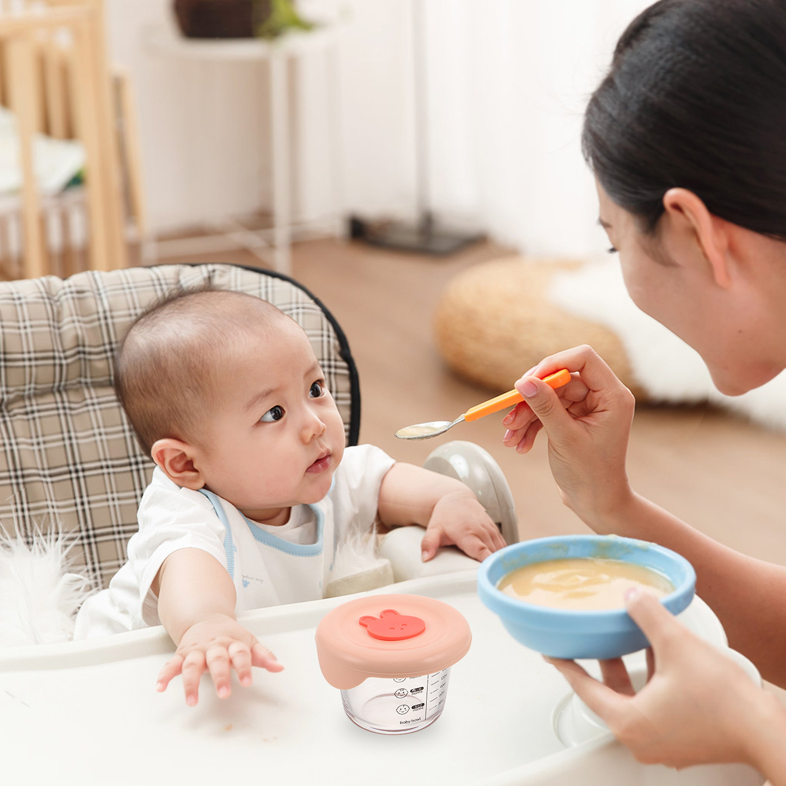 2 Stück Baby-Nahrungsaufbewahr – Food Storage With Glass Lids Bewertung und Preis
