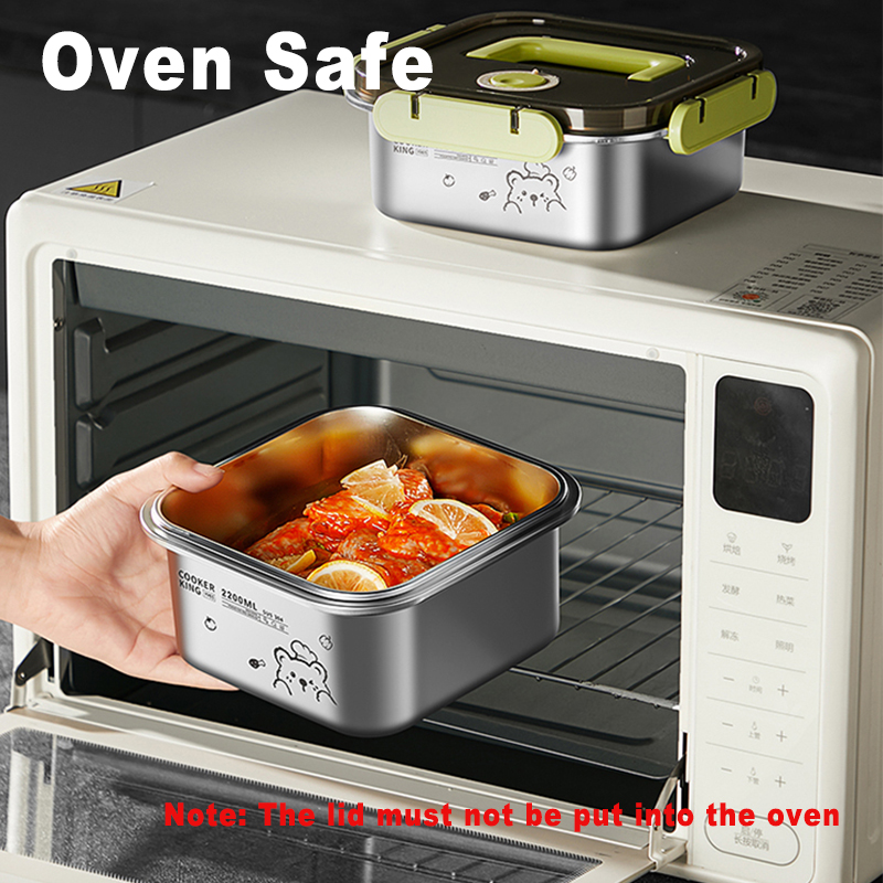 COOKER KING 420 ml-6200 ml Leb – Food Storage Box Stainless Steel Bewertung und Preis