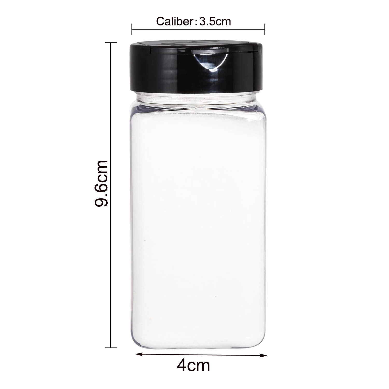 Quadratische Große Kunststoff- – Food Storage Jars Plastic Bewertung und Preis
