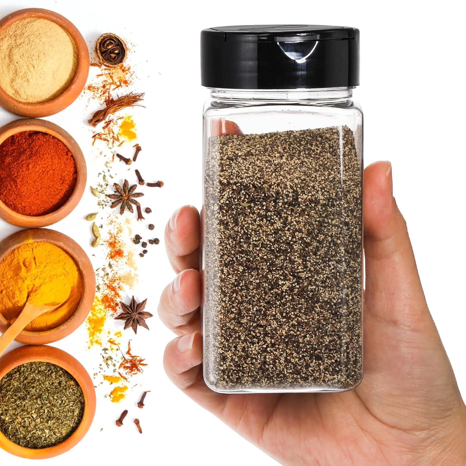 Quadratische Große Kunststoff- – Food Storage Jars Plastic Bewertung und Preis