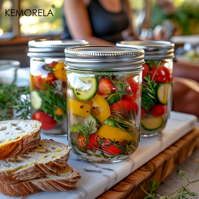 KEMORELA Einmachgläser 350 ml  – Food Storage With Glass Lids Bewertung und Preis