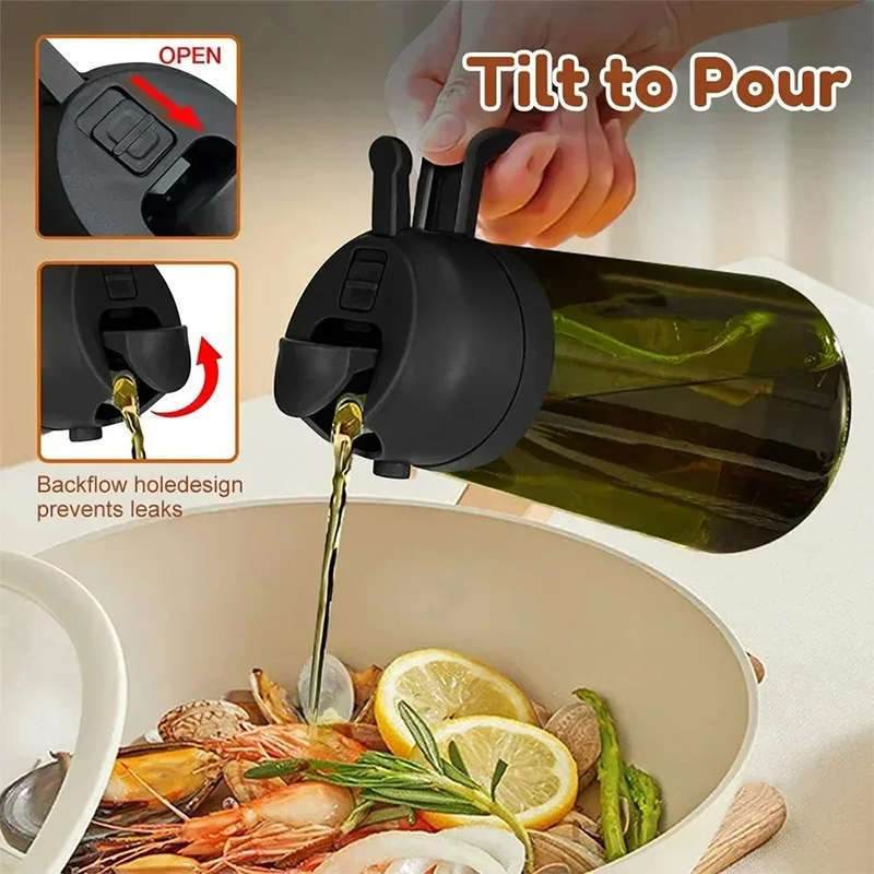 470 ml Glas-Ölspender, 2-in-1  – Salad Dressing Bottle Bewertung und Preis