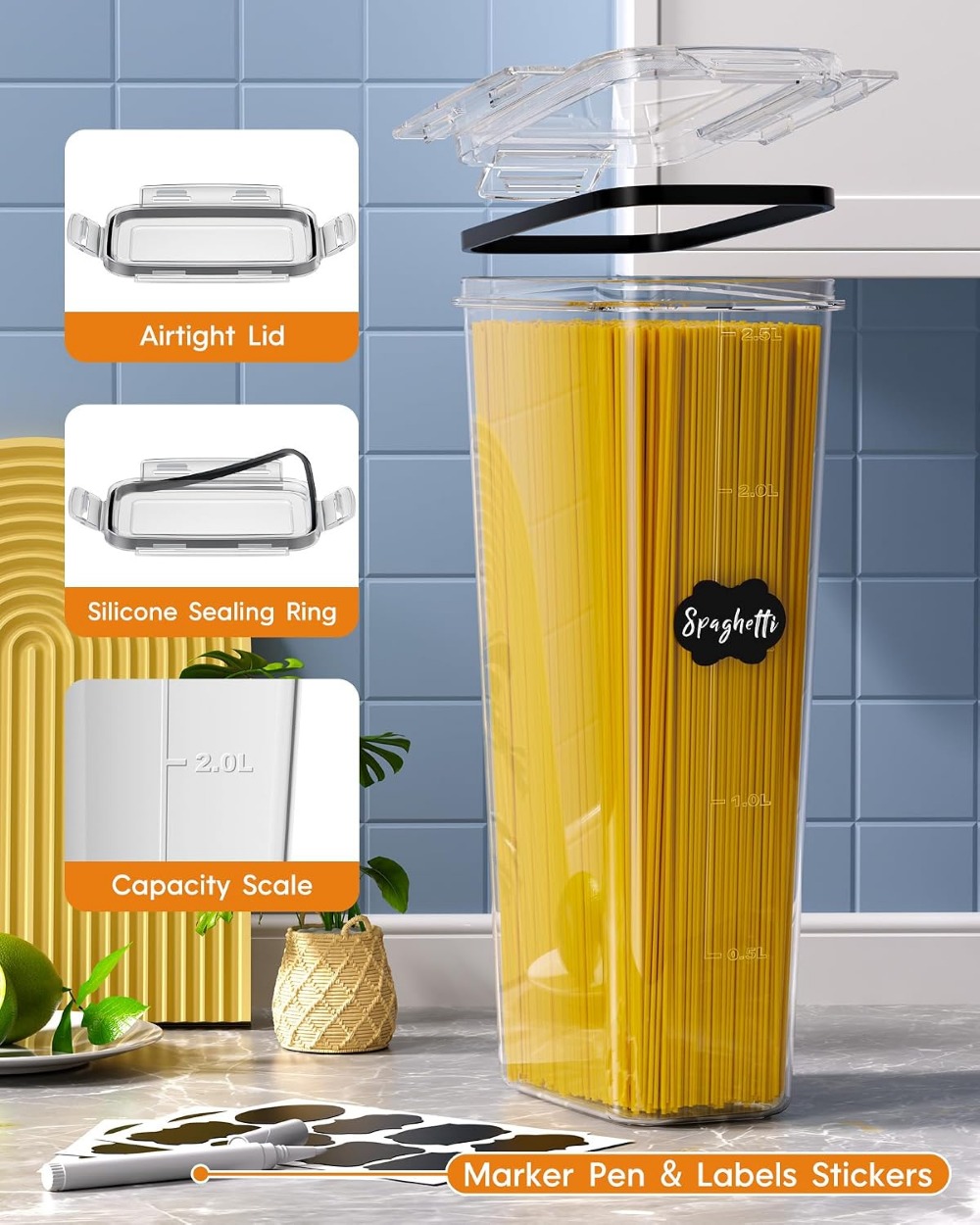 24 Stück Luftdichte Lebensmitt – Food Storage Containers Bewertung und Preis