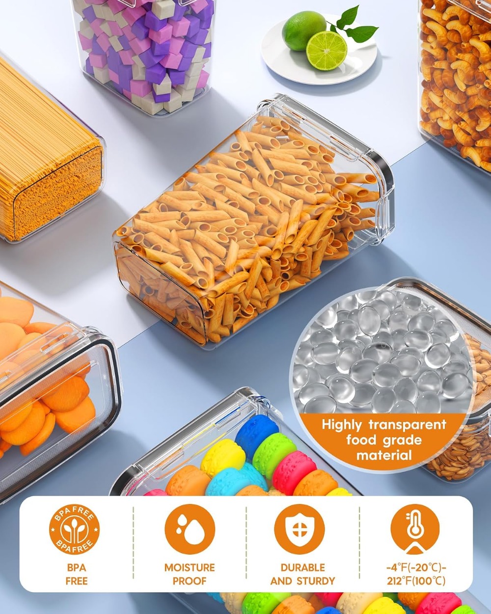 24 Stück Luftdichte Lebensmitt – Food Storage Containers Bewertung und Preis