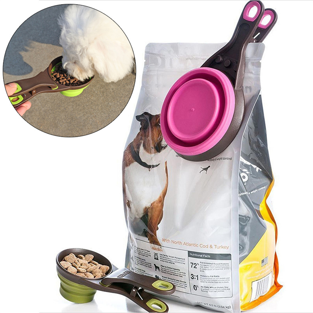 Tragbarer Faltbarer Silikon-Ti – Food Storage With Scoop Bewertung und Preis