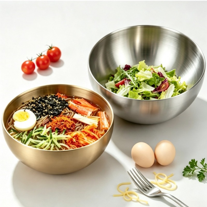 Edelstahl-Rührschüsseln Metall – Food Storage Stainless Steel Containers Bewertung und Preis
